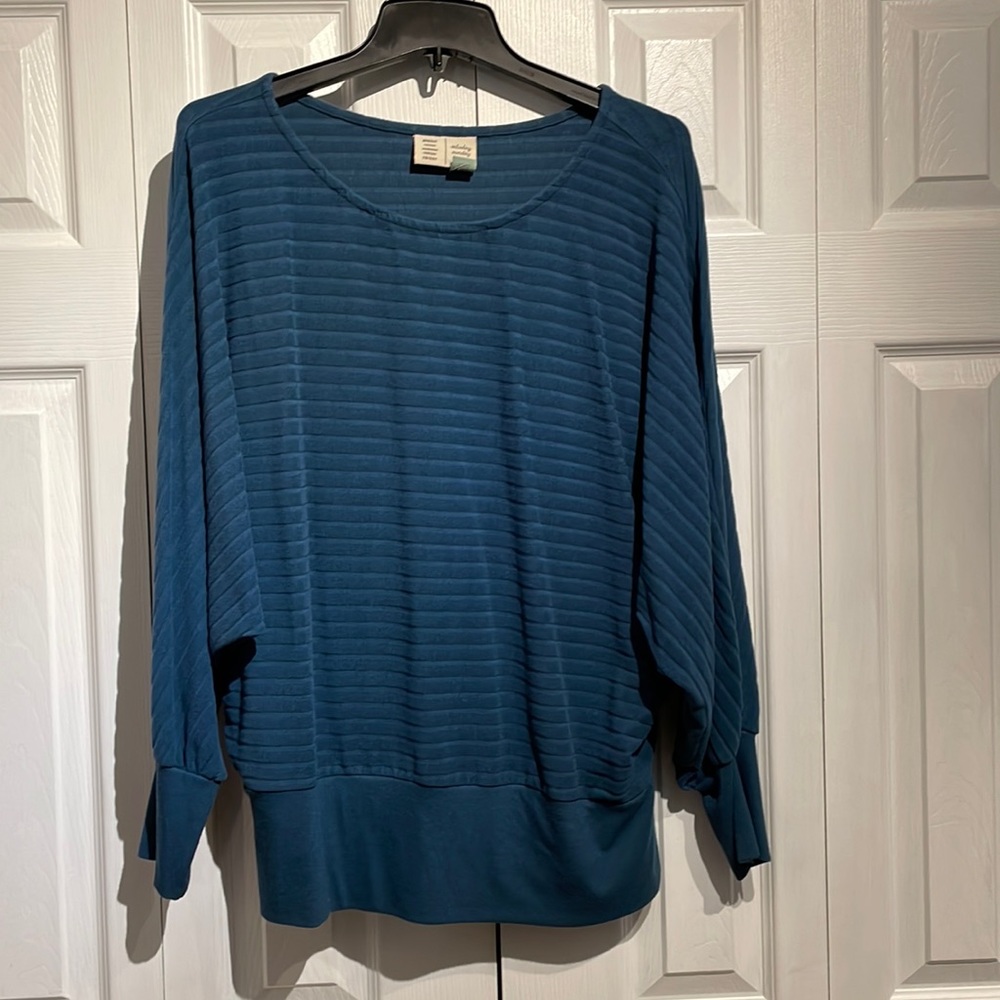 MTWTFSS blue sweater size medium